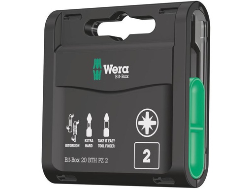 [90065690 770069] Wera Bit-Set 20 BTH PZ 2 20-teilig