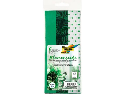[90065730 1043911] Folia Seidenpapier Mix Grün