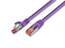 Wirewin Patchkabel RJ-45 - RJ-45, Cat 6, S/FTP, 0.25 m, Violett