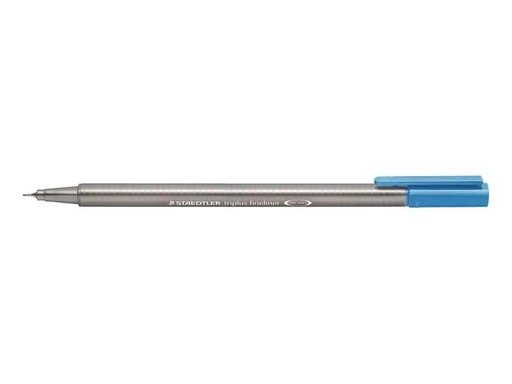 [90065743 914702] Staedtler Fineliner Triplus 334 0.3 mm, Lichtblau