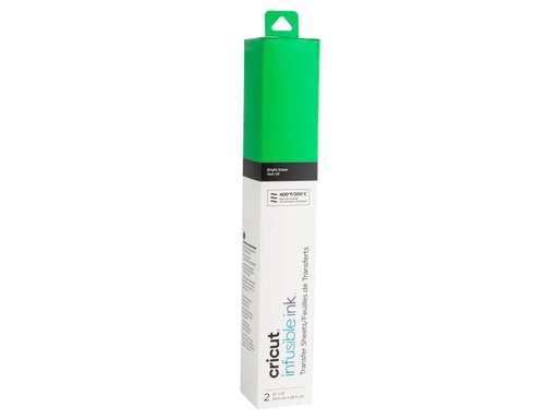 [90065960 1000347] Cricut Aufbügelfolie Infusible Ink, 30.5 x 30.5 cm, 2 Stück, Grün