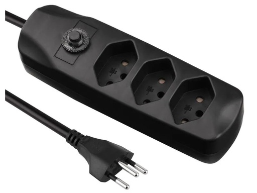 [90065968 679475] FURBER.power Steckdosenleiste mit Überlastschutz 3x T13