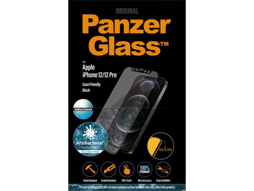[90065970 1106460] Panzerglass Displayschutz Case Friendly AG AB iPhone 12 / 12 Pro