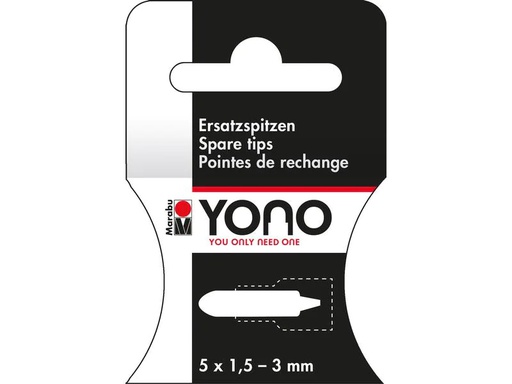 [90066000 1180956] Marabu Acrylmarker Ersatzspitze für YONO 1.5 - 3 mm