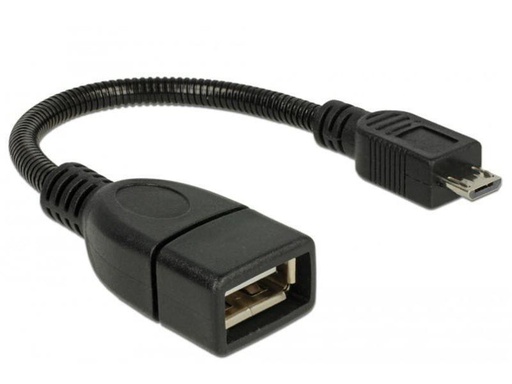 [90066033 252321] Delock USB-OTG-Kabel  Micro-USB B - USB A 0.15 m
