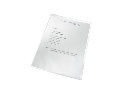 [90066138 1105168] Leitz Zeigetasche Recycle A5 25 Stk. Transparent