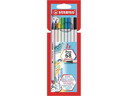 [90066142 991018] STABILO Pen 68 8 Stück