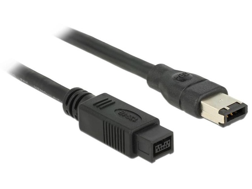 [90066181 143332] Delock FireWire-Kabel 400Mbps 9Pin-6Pin 1 m