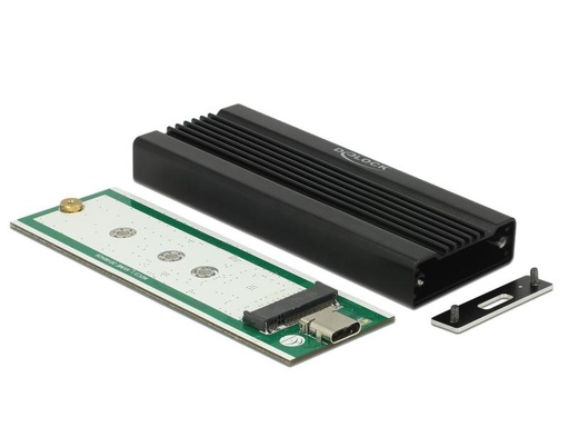[90066335 818714] Delock Externes Gehäuse USB-C 3.1 Gen2 für M.2 NVME SSDs