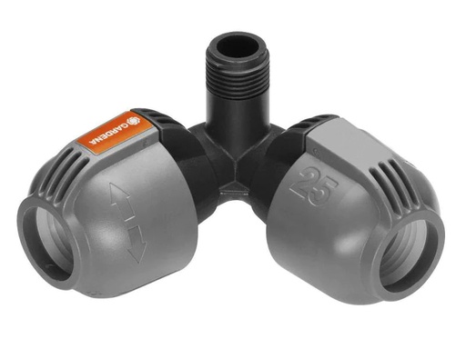 [90066421 334402] Gardena Winkelstück 2782, 25 mm x 1/2-Aussengewinde