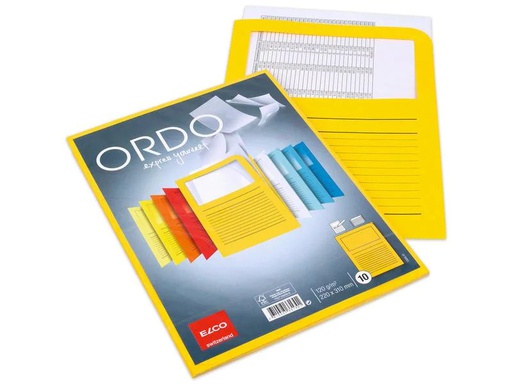 [90066432 1132505] ELCO Sichthülle Ordo Classico Gelb/Gold, 10 Stück
