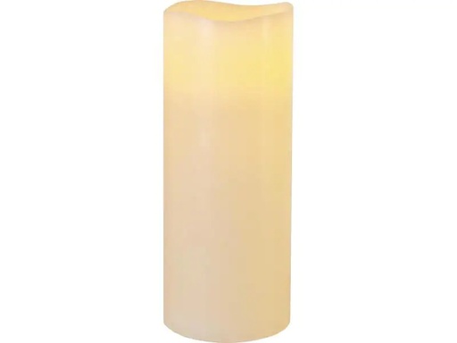 [90066532 898862] Star Trading LED-Kerze Big Ø 10 x 25 cm, Beige