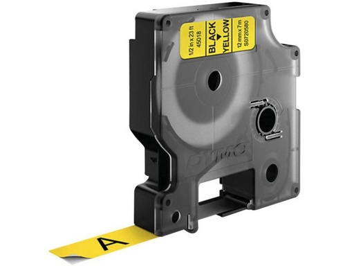 [90006634 80520] DYMO Beschriftungsband D1 Schwarz auf Gelb