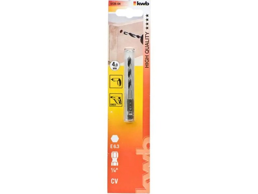 [90067174 492313] kwb Holzbohrer 1/4 4 mm
