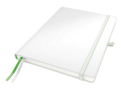 [90067307 739005] Leitz Notizbuch A4, Kariert, Weiss