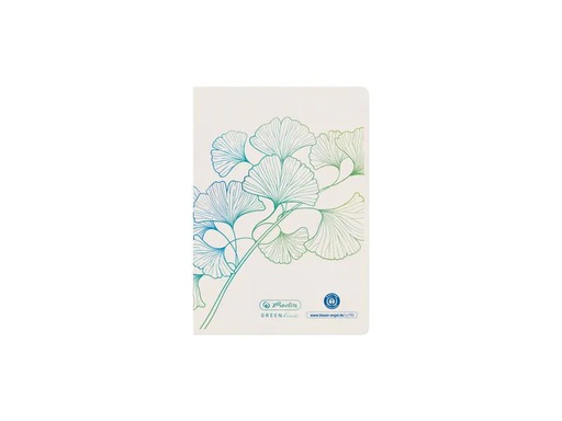 [90067356 1129089] Herlitz GREENline Ginkgo A6, Liniert, Ginkgo