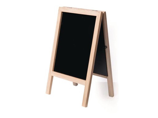 [90067367 734824] Securit Minikreidetafel Mini 25 x 15.2cm 2 in 1, Hellbraun/Schwarz