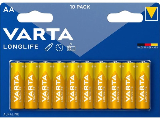 [90067485 1108108] Varta Batterie Longlife AA 10 Stück