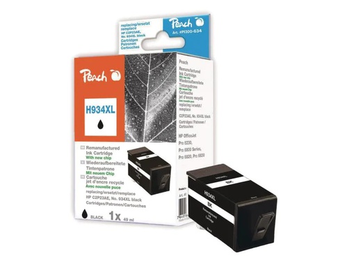 [90067496 371968] Peach Tinte HP Nr. 934XL (C2P23AE) Black