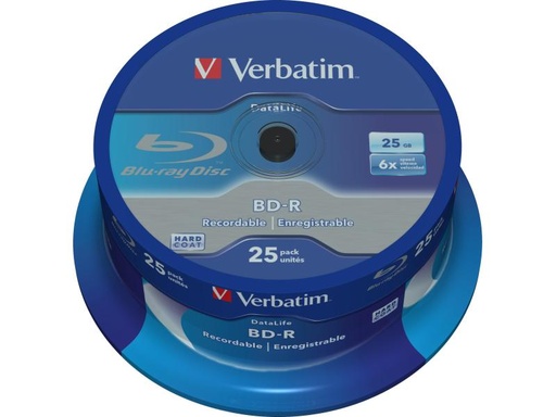 [90067505 1010748] Verbatim BD-R 25 GB, Spindel (25 Stück)