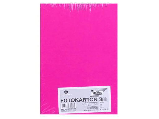 [90067642 1098836] Folia Fotokarton A4, 300 g/m², 50 Blatt, Pink