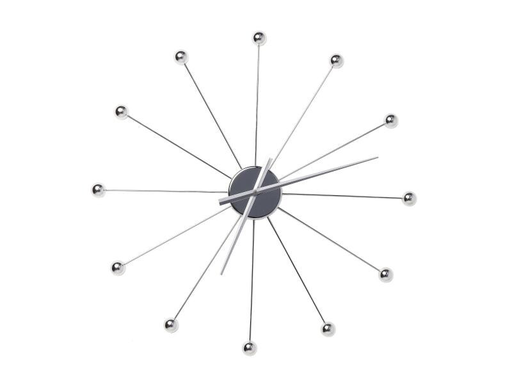 [90067653 951034] Kare Wanduhr Umbrella Ø 60 cm Chrome