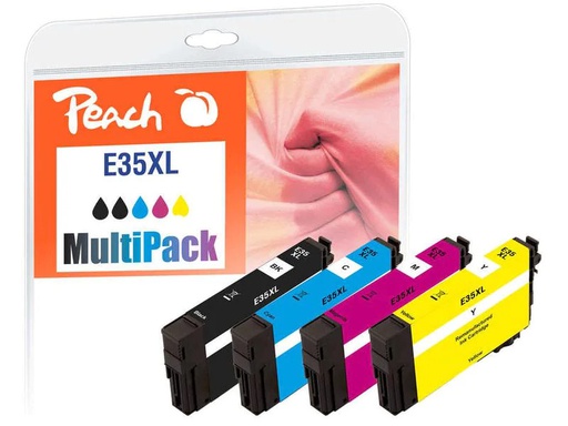 [90067668 1142593] Peach Tinte Epson T3596, No 35XL BK, C, M, Y