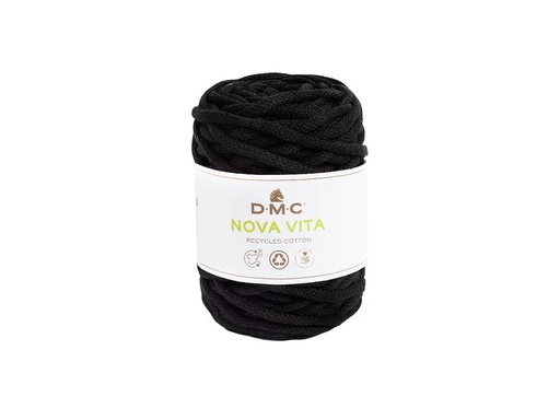 [90067696 1109458] DMC Wolle Nova Vita Makramee Cord 250 g Schwarz