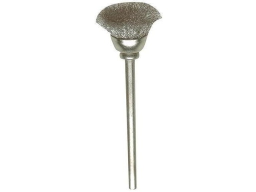 [90067746 301413] Proxxon Polierbürste 13 mm Stahl, Topf, 2 Teile