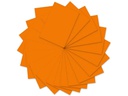 URSUS Tonzeichenpapier A4, 130 g/m², 100 Blatt, Hellorange