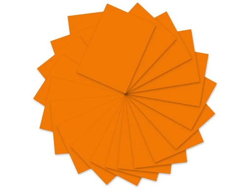 [90067820 1107502] URSUS Tonzeichenpapier A4, 130 g/m², 100 Blatt, Hellorange