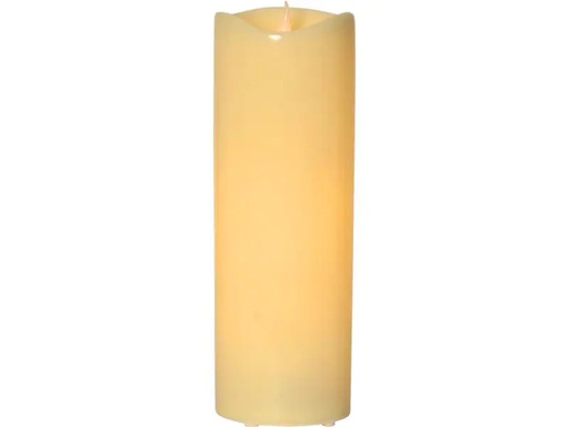 [90006772 1059744] Star Trading LED-Kerze Pillar Grande Ø 12 x 38 cm, Beige