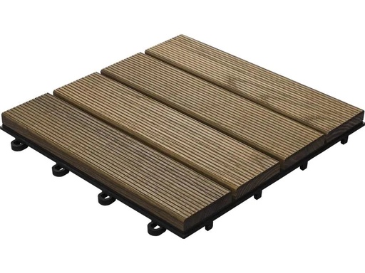 [90067963 1189829] Florco Balkon-&amp; Terrassenplatten Esche, 4 Latten 30 x 30, 6 Stk.