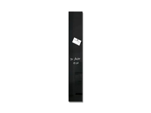 [90068103 295411] Sigel Magnethaftendes Glassboard artverum 78 cm x 12 cm, Schwarz