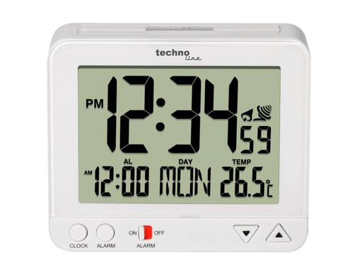 [90068160 622971] Technoline Funkwecker WT195 Weiss