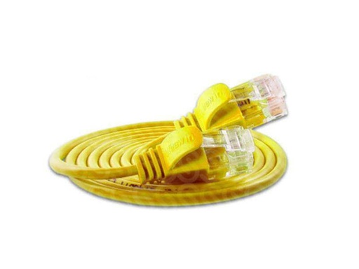 [90068210 374995] SLIM Slimpatchkabel RJ-45 - RJ-45, Cat 6, UTP, 7.5 m, Gelb