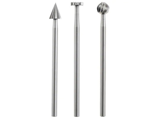 [90068359 301346] Proxxon Zubehörset Frässtifte Set 3 Teile