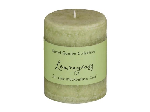 [90068384 1064134] Schulthess Kerzen Zylinderkerze Secret Garden Lemongrass 8 cm