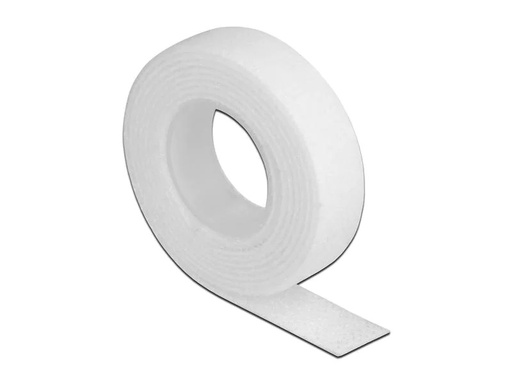 [90068385 1151704] Delock Klettband 1 m x 13 mm Weiss