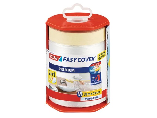 [90068502 339064] tesa Abdeckfolie Easy Cover Premium M 0.55 m x 33 m