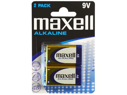 [90068566 920244] Maxell Europe LTD. Batterie 9V Block (6LR61) 2 Stück