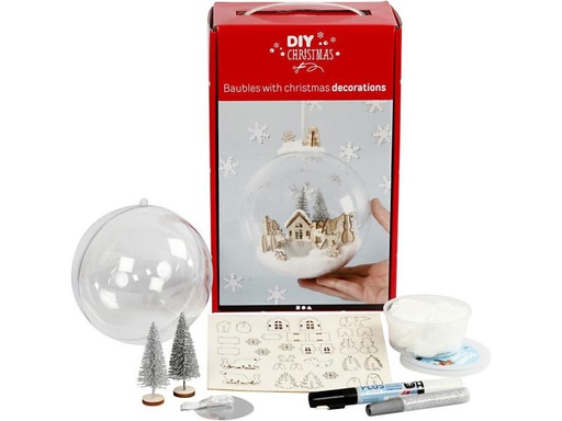 [90068582 797428] Creativ Company Bastelset XXL Weihnachtskugel 13.5 cm