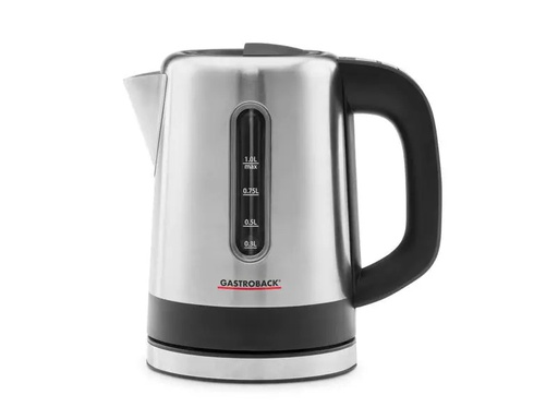 [90068589 641588] Gastroback Wasserkocher Mini 1 l, Silber