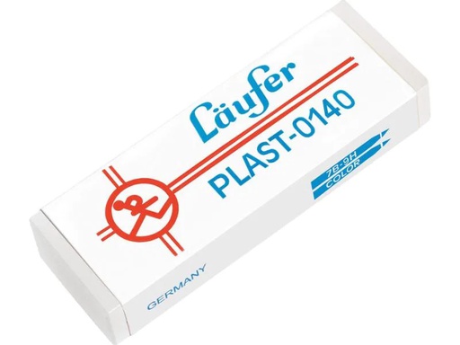 [90068625 1089014] Läufer Radiergummi PLAST-0140 Weiss