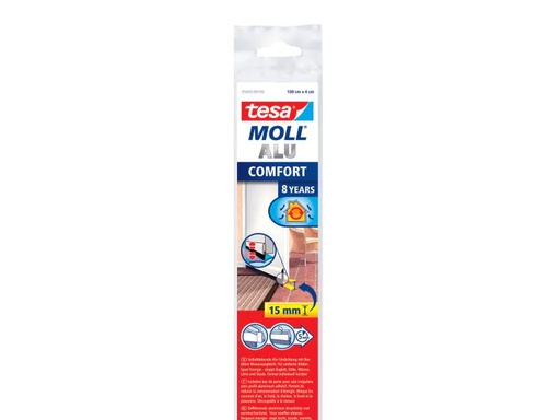 [90068720 339100] tesa Türdichtschiene MOLL Comfort 1 m x 40 mm