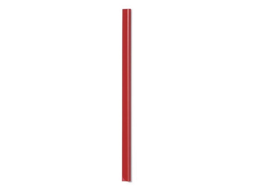 [90068746 1127618] DURABLE Klemmschiene 3 mm, Rot, 50 Schienen
