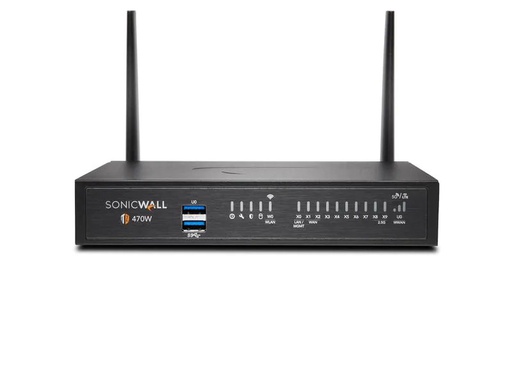 [90068767 1160956] SonicWall Firewall TZ-470W TotalSecure Advanced Appliance, w/APSS, 1yr