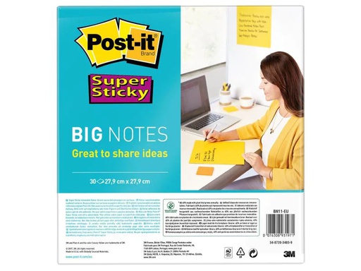 [90068814 1059073] Post-it Notizzettel Post-it Super Sticky 27.9 cm x 27.9 cm