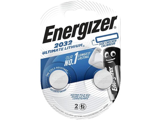 [90068852 957199] Energizer Knopfzelle CR 2032 Ultimate Lithium 2 Stück