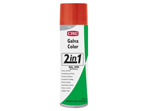 [90006880 1144371] CRC Korrosionsschutz GalvaColor 2in1, 3000 Feuerrot 500 ml